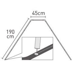 (E)ツインクレスタS用二又フレーム