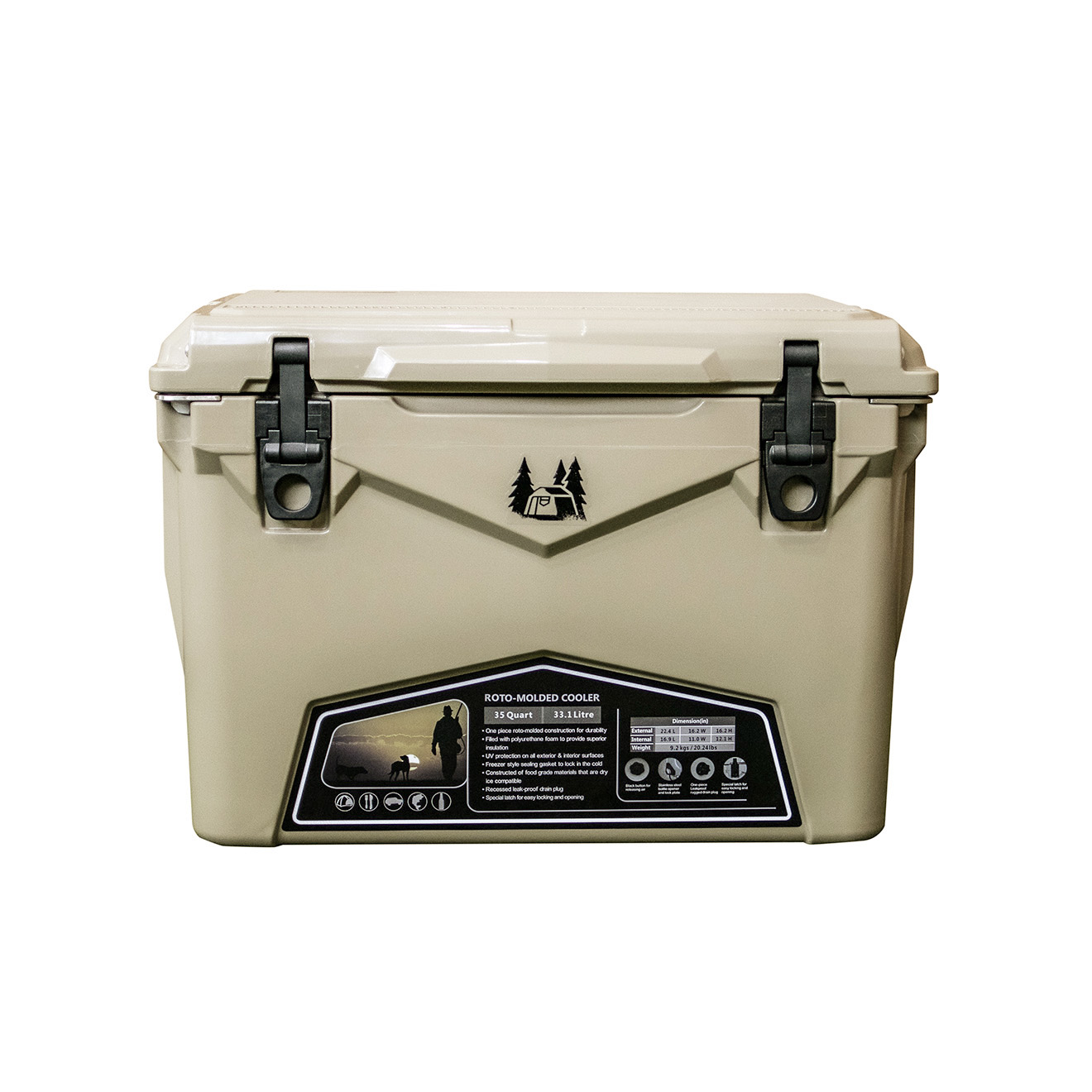 アイスランドクーラー　35QT  （カラー:Mocha Camo）