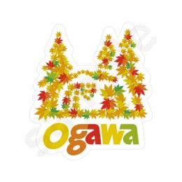 ogawa 紅葉ステッカー